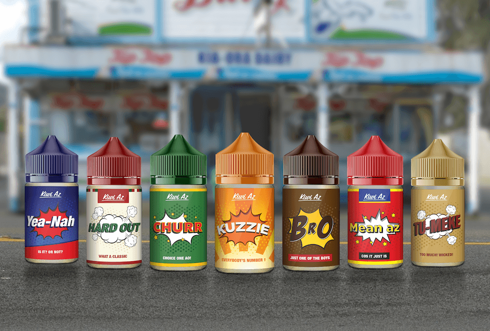 Kiwi AZ product range E-Liquids