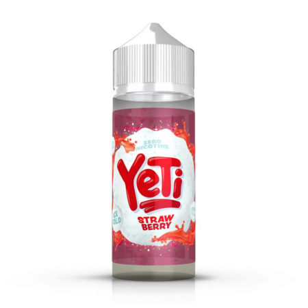 e-juice 100ml (VG70/30PG) Strawberry Ice By Yeti