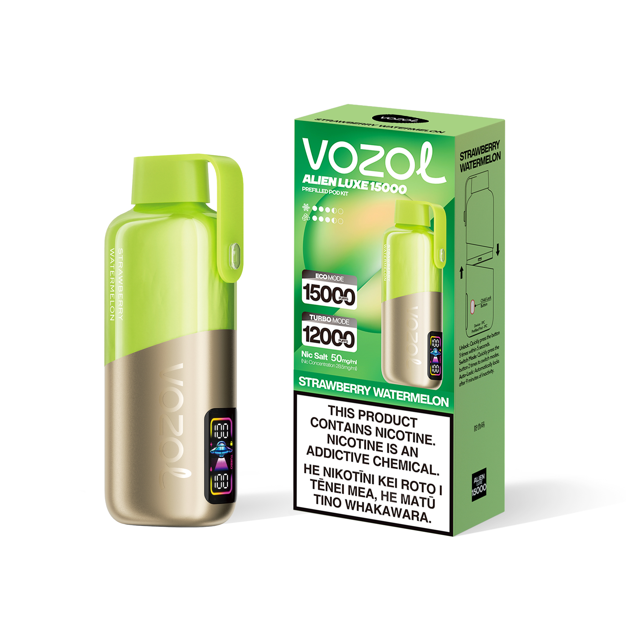 elfbar elfa master akku Green Chocolate Cream - Vozol Gear 10000 main image 1