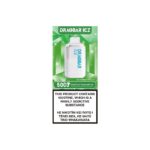 Bottle of Oralmax ICE mouthwash with mint leaves on the packaging.